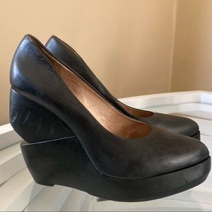 Black All Saints Wedge/Heels! Size 41 EU